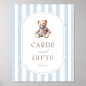 We kunnen bijna wachten Baby shower Kaarten & gesc Poster (Voorkant)