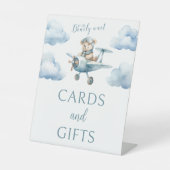 We kunnen bijna wachten baby shower kaarten gesche reclamebord met voetstuk (Voorkant)