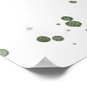 We kunnen bijna wachten Baby shower welkom Poster (Hoek)