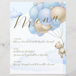 We kunnen bijna wachten Balloons Boy Baby shower M