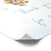 We kunnen bijna wachten Beer Bedankt voor het kome Poster (Hoek)