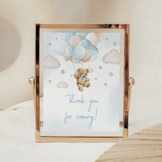 We kunnen bijna wachten Beer Bedankt voor het kome Poster