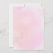 We kunnen bijna wachten Beer roze ballon Baby show Kaart (Achterkant)