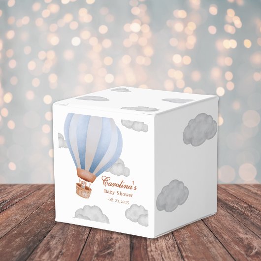 We kunnen bijna wachten Boy Cub baby shower Bedankdoosjes