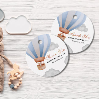 We kunnen bijna wachten Boy Cub baby shower Bedankjes Labels