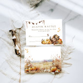 We kunnen bijna wachten Herfst Forest Baby shower  Informatiekaartje