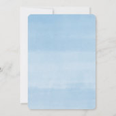 We kunnen bijna wachten jongen baby shower ballon kaart (Achterkant)