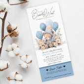 We kunnen bijna wachten jongen Baby shower luier l Kaart