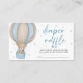 We kunnen bijna wachten jongen Baby shower luier R Informatiekaartje (Voorkant)