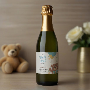 We kunnen bijna wachten om het te Poppen Leuke Bab Sparkling Wijnetiket