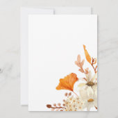 We kunnen bijna wachten om te Herfsten in Liefde B Kaart (Achterkant)