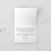 We kunnen bijna wachten op aangepaste gevouwen bed bedankkaart (Binnen)