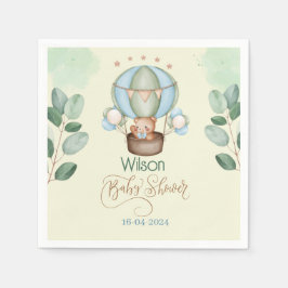 We kunnen bijna wachten op baby shower beer servet