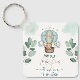 We kunnen bijna wachten op baby shower beer sleutelhanger