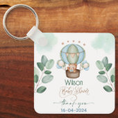 We kunnen bijna wachten op baby shower beer sleutelhanger (Voorkant)