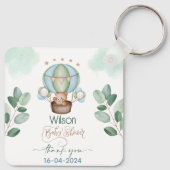 We kunnen bijna wachten op baby shower beer sleutelhanger (Achterkant)