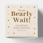 We kunnen bijna wachten op Baby shower Favor Box Bedankdoosjes (Bovenkant)