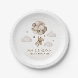 We kunnen bijna wachten op Baby shower papier Bord