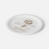 We kunnen bijna wachten op Baby shower papier Bord (Gekanteld)