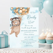 We kunnen bijna wachten op Beer Ballons Boy Baby s Kaart