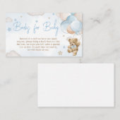 We kunnen bijna wachten op Beer Balloon Books voor Informatiekaartje (Voorkant / Achterkant)