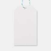 We kunnen bijna wachten op Beer Blue Balloon Baby  Cadeaulabel (Achterkant)