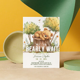 We kunnen bijna wachten op Beer Sleep Forest Baby  Kaart