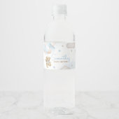 We kunnen bijna wachten op Beren ballon Waterfles Etiket (Voorkant)