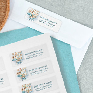 We kunnen bijna wachten op Blue Balloons Baby show Etiket