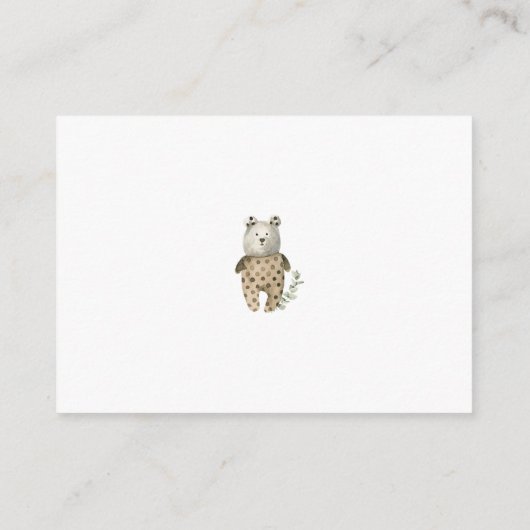 We kunnen bijna wachten op Boho luier Raffle behui Informatiekaartje (Achterkant)