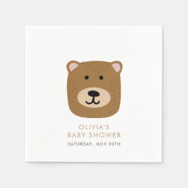 We kunnen bijna wachten op Boys Baby shower Servet