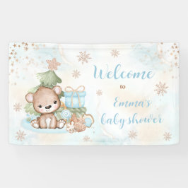 We kunnen bijna wachten op Christmas Boy Baby show Spandoek