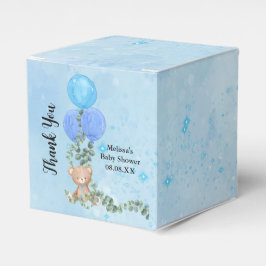 We kunnen bijna wachten op de blauwe ballon Eucaly Bedankdoosjes