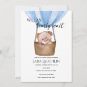 We kunnen bijna wachten op de uitnodiging van Baby (Voorkant)