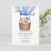 We kunnen bijna wachten op de uitnodiging van Baby (Staand voorkant)