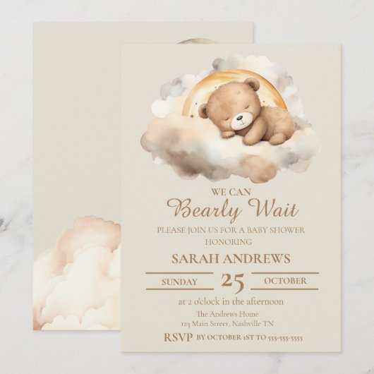 We kunnen bijna wachten op de uitnodiging van Tedd (Voorkant / Achterkant)