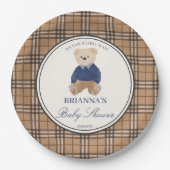 We kunnen bijna wachten op een klassiek baby showe papieren bordje (Voorkant)