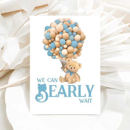 We kunnen bijna wachten op een moderne Beer babybo Kaart