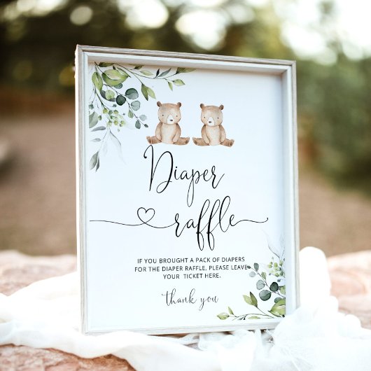 We kunnen bijna wachten op een tweeling luierloter poster