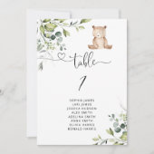 We kunnen bijna wachten op eucalyptus tafelnummer (Voorkant)