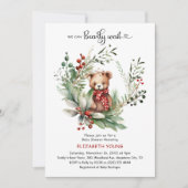 We kunnen bijna wachten op feestelijk Schattige Be Kaart (Voorkant)