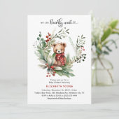 We kunnen bijna wachten op feestelijk Schattige Be Kaart (Staand voorkant)