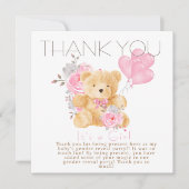 We kunnen bijna wachten op Gender Reveal Party It Bedankkaart (Voorkant)