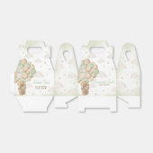 We kunnen bijna wachten op groen Beer Baby shower Bedankdoosjes (Uitgevouwen)