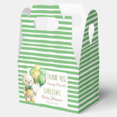 We kunnen bijna wachten op groen teddybeer baby sh bedankdoosjes (Geopend)