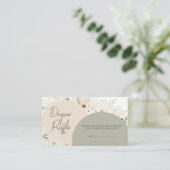 We kunnen bijna wachten op groene Baby showers lui Informatiekaartje (Staand voorkant)