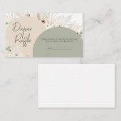 We kunnen bijna wachten op groene Baby showers lui Informatiekaartje (Voorkant / Achterkant)