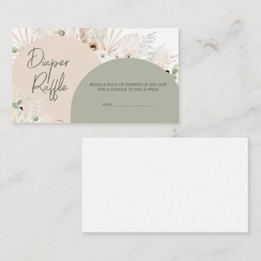 We kunnen bijna wachten op groene Baby showers lui Informatiekaartje (Voorkant / Achterkant)