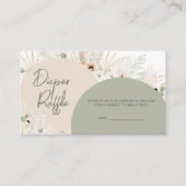 We kunnen bijna wachten op groene Baby showers lui Informatiekaartje (Voorkant)