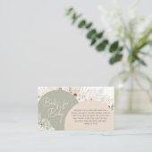 We kunnen bijna wachten op Groene Boeken voor Baby Informatiekaartje (Staand voorkant)